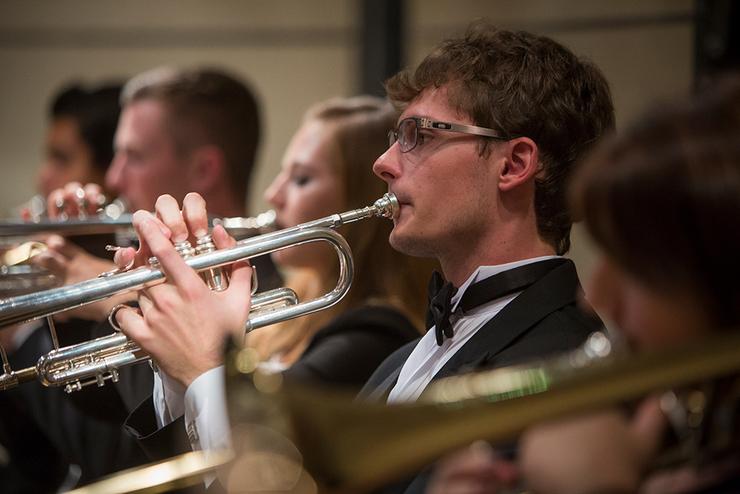Trumpet Section of USD Wind Ensemble