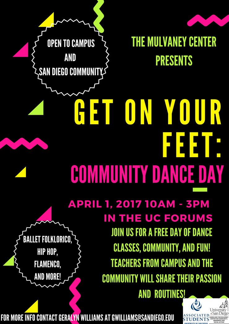 Community Dance Day flyer