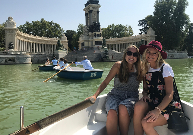 Students enjoy their study abroad time in Madrid, Spain.