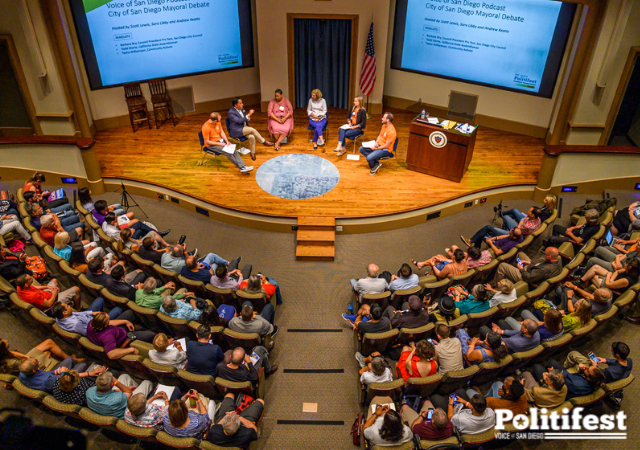 Attendees sitting in KIPJ Theatre