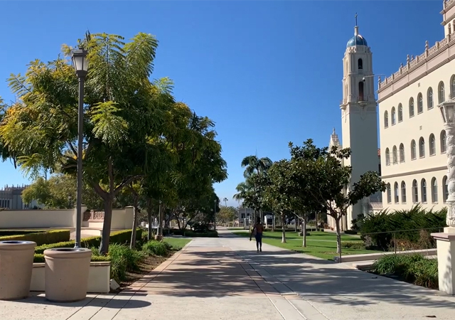 Image of USD campus with the Immaculata