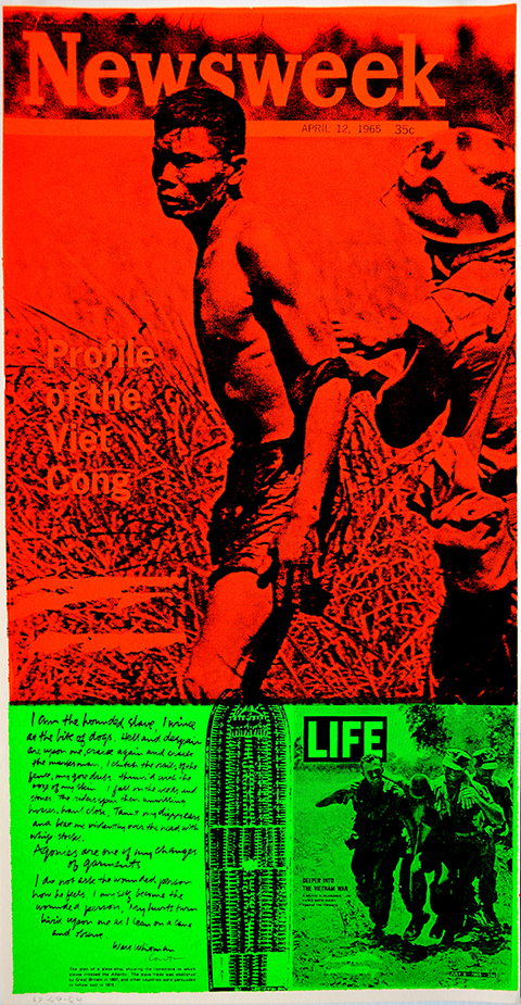 Corita Kent, news of the week, 1968