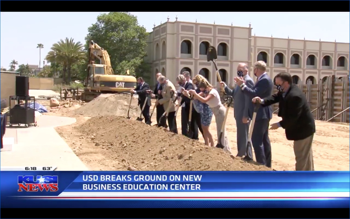 USD School of Business Breaks Ground on the Knauss Center for Business Education