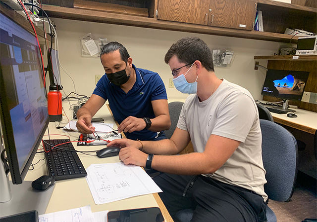 Students work on a project during a weeklong bootcamp.