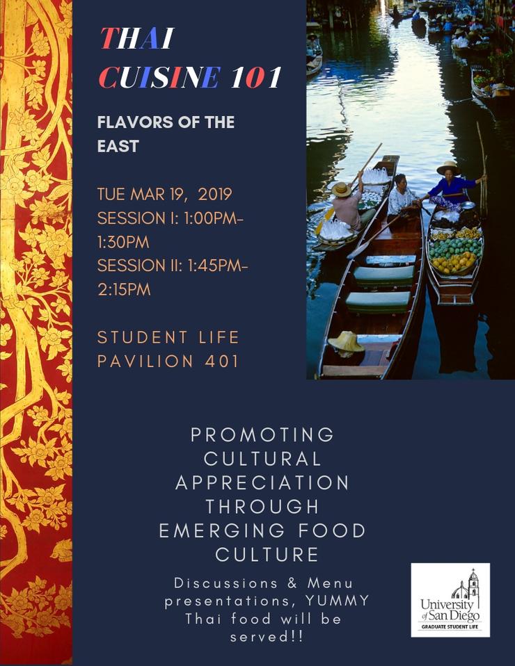 Flyer for Thai Cuisine 101