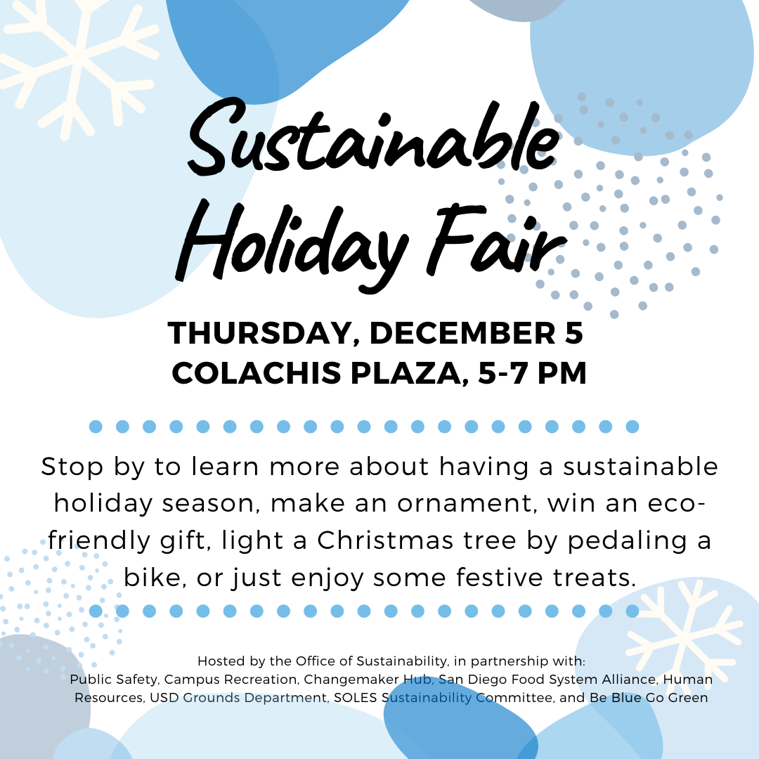 Sustainable Holiday Fair Thurs Dec 5, 5-7 @ Colachis Plaza