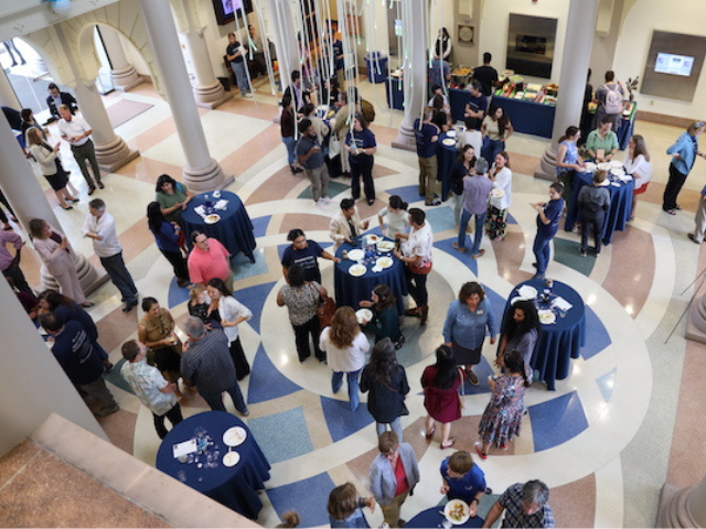 Faculty, staff and Alumni in the Donald P. Shiley Center for Science and Technology