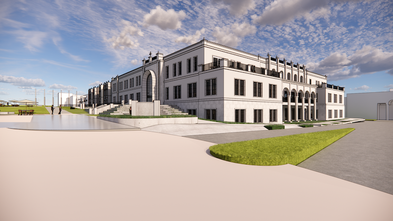Rendering of future Knauss Center for Business Education
