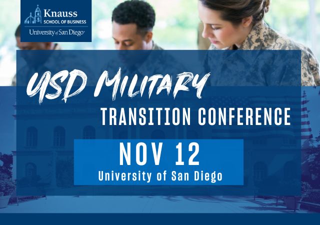 Attend the USD Military Transition Conference! - University of San Diego