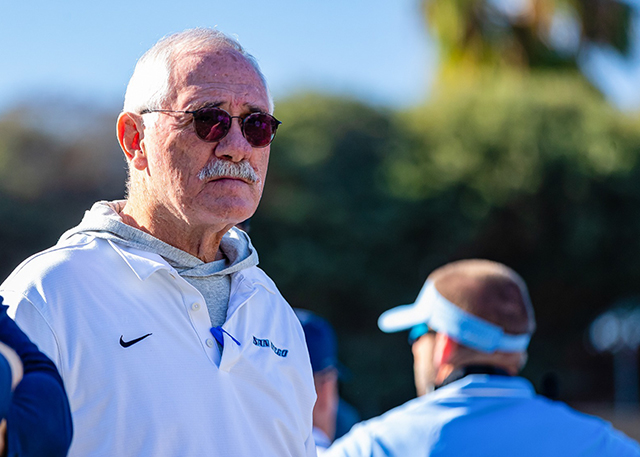USD Football Coach Dale Lindsey
