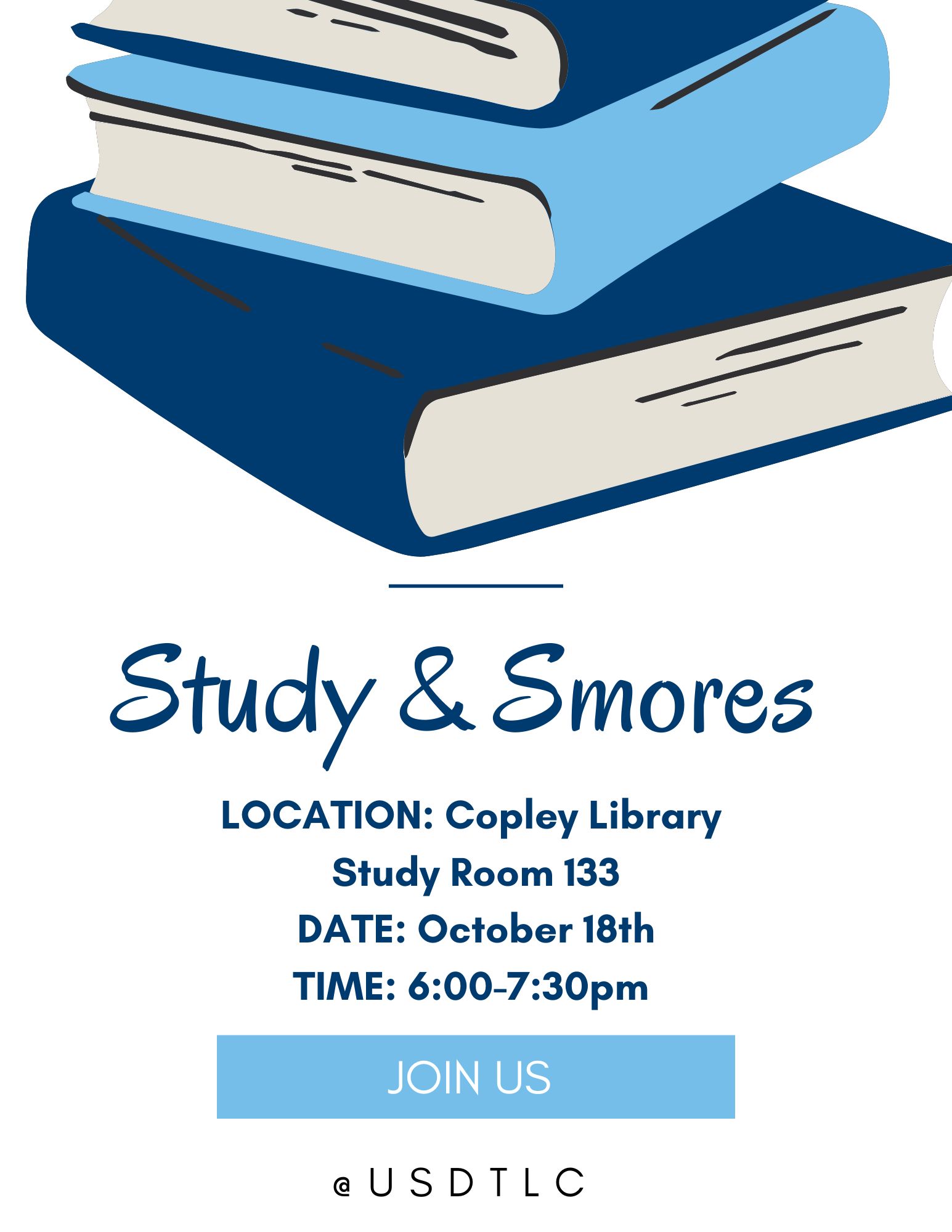 Study & S'mores Session Flyer