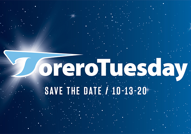 Save the date for Torero Tuesday, October 13, 2020
