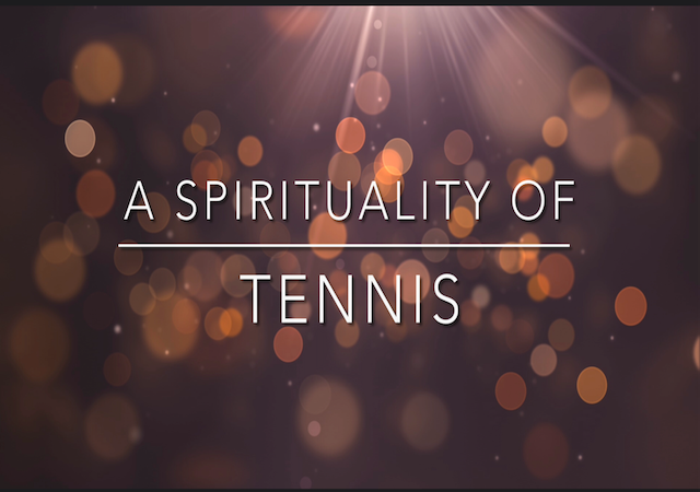 Logo with "Spirituality of Tennis" text