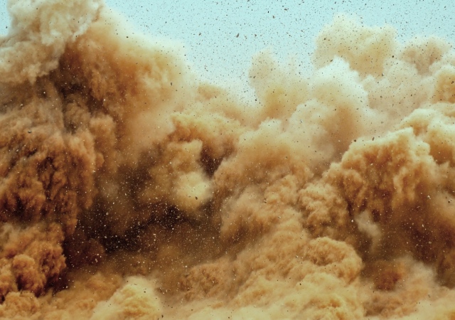 brown cloud storm