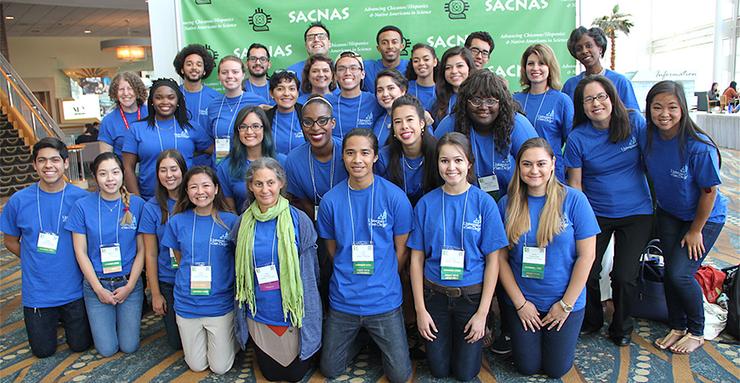 The University of San Diego had 25 students, including 10 research presenters, and faculty and staff who attended the Oct. 13-15 SACNAS National Diversity in STEM Conference in Long Beach, Calif.