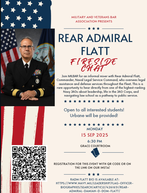 Fireside chat event flyer