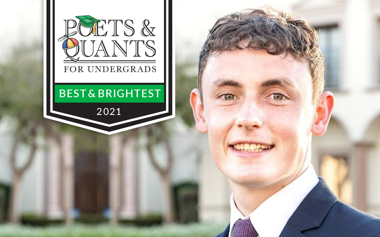 Ross Meldrum, Economics and Political Science student at the University of San Diego