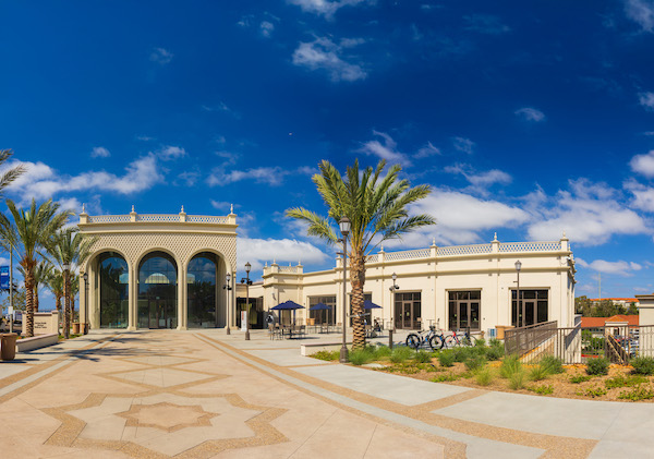 photo of the front of USD's wellness center