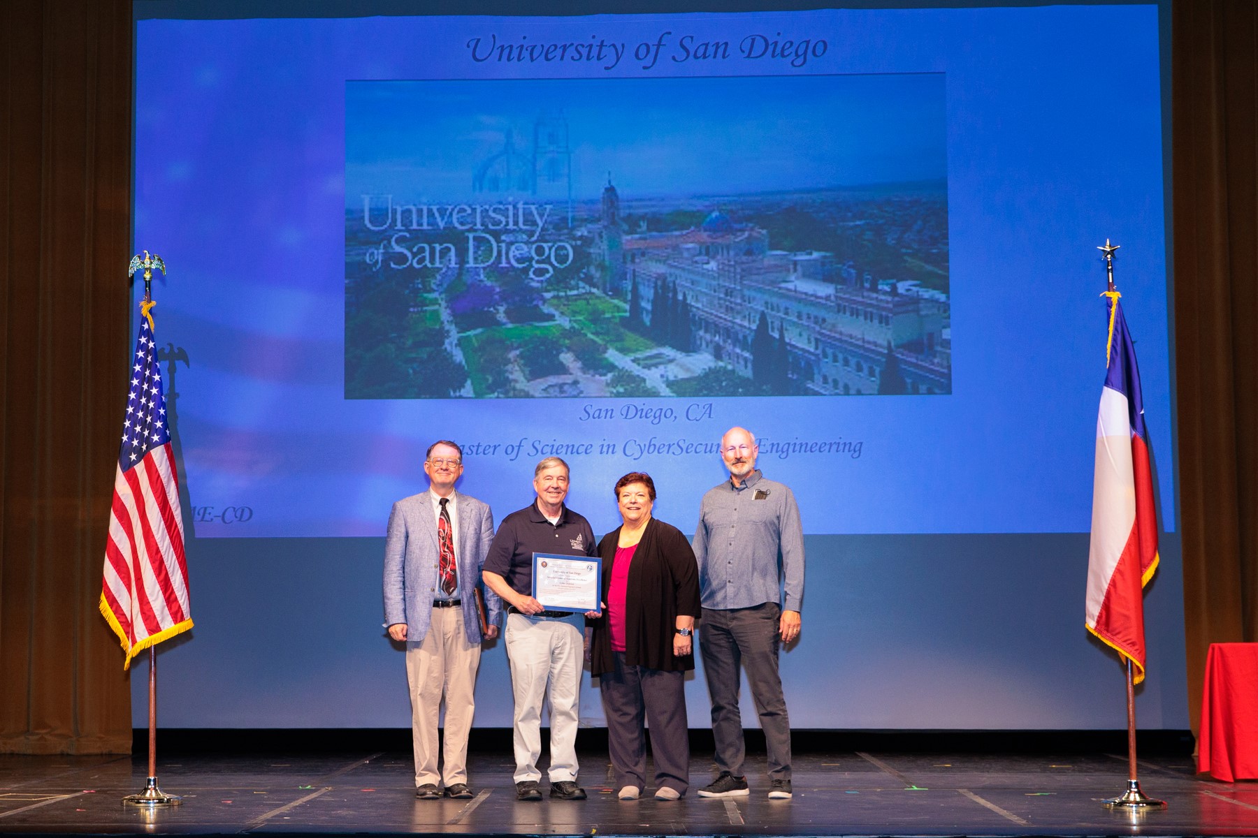 Cyber Team receives Award for CAE-CD Designation