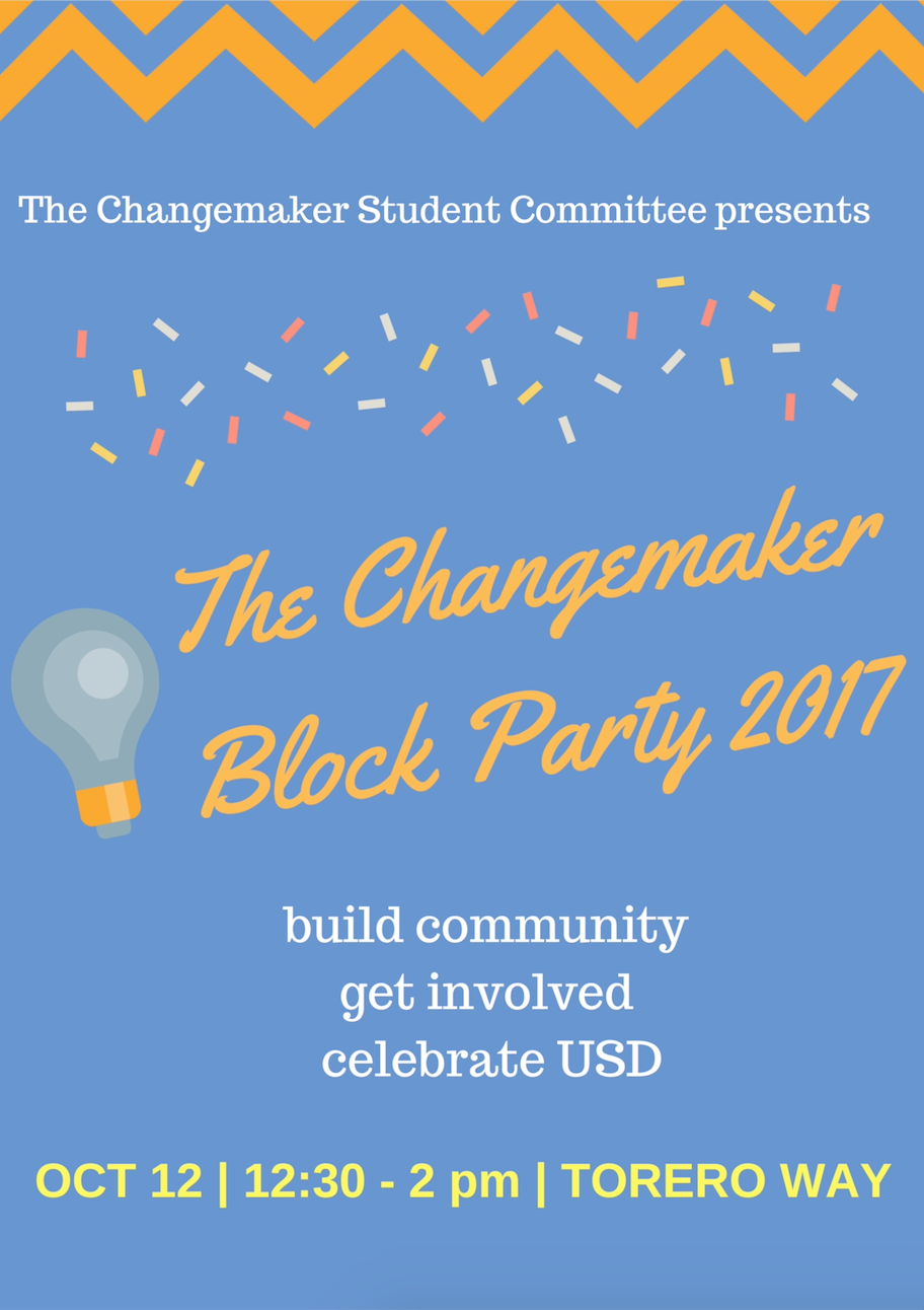 poster for event featuring lightbulb and festive colors