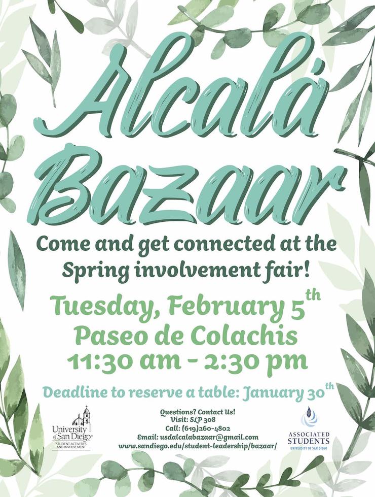 Flyer for Alcalá Bazaar