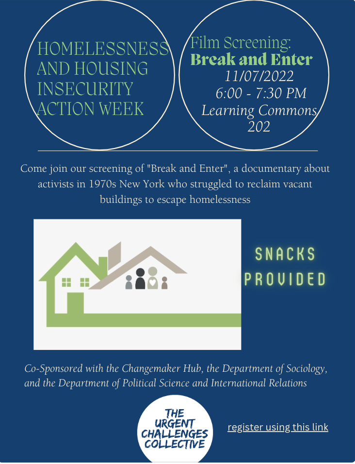 Film Screening: Break and Enter