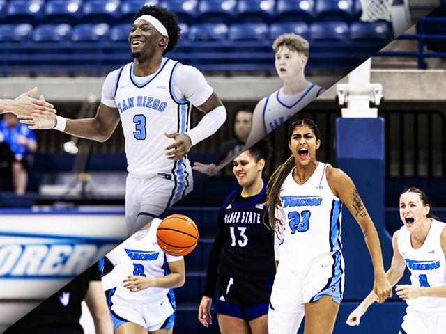 USD Men's and Women's basketball players