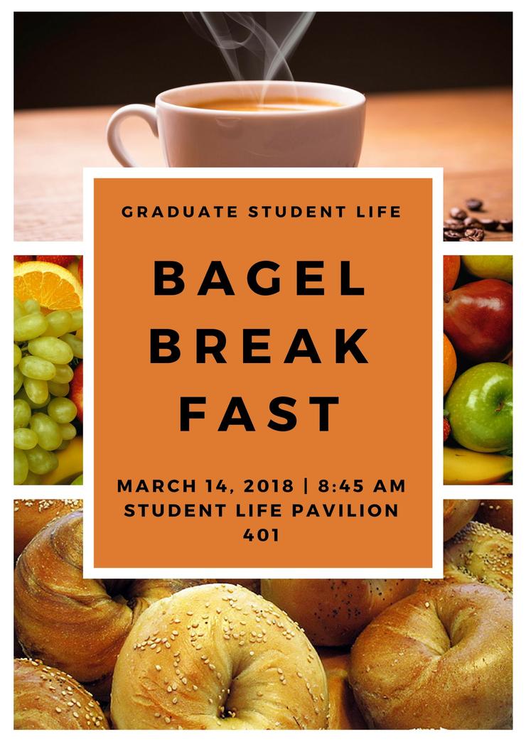 Flyer for Bagel Breakfast