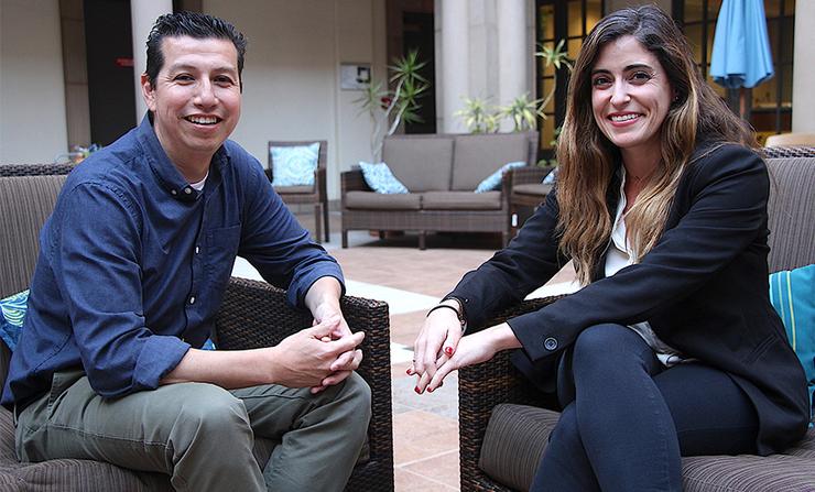 Adan Sanchez and Mariann Sanchez are both 2004 USD first-gen college graduates. Now they are veteran USD administrators working to assistant current first-generation students at USD.