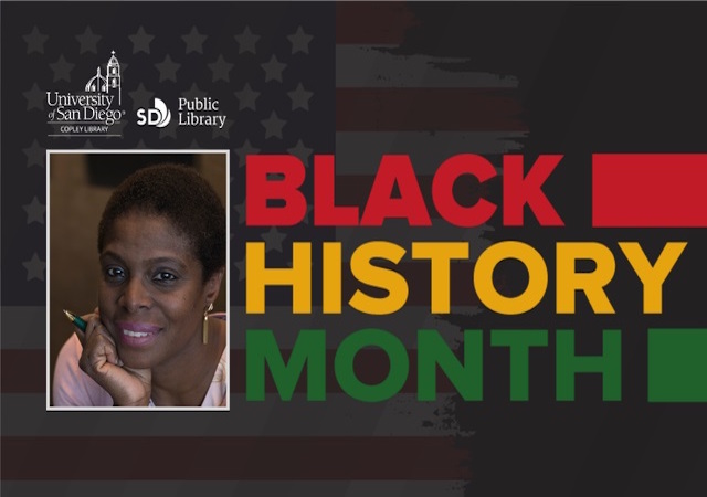 Event flyer with image of author Anne C. Bailey