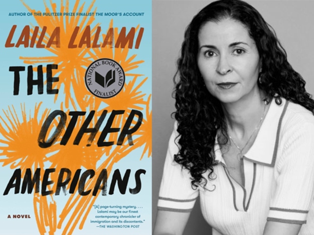 Book cover of Laila Lalami's "The Other Americans" and an author headshot