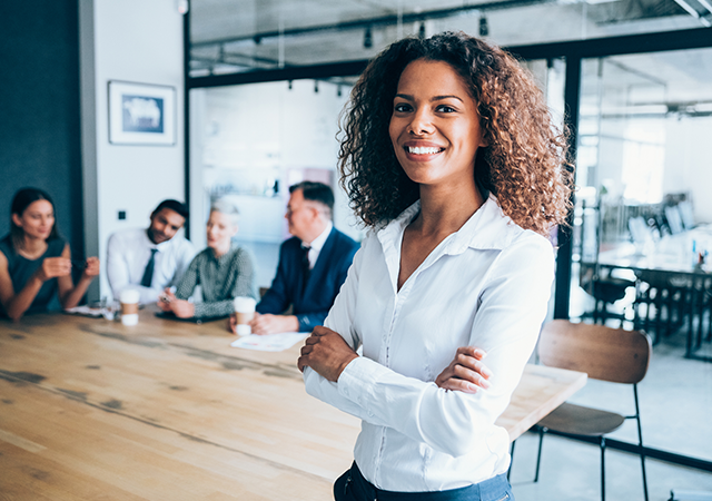Business Leader Smiling