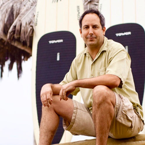 Stephan Aarstol, USD alumnus and Founder and CEO of Tower Paddle Boards