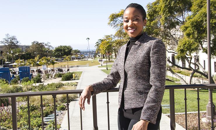 Ashley Barton, director of the Black Student Resource Commons for five years, strives to increase educational opportunities for black students to excel at the University of San Diego.