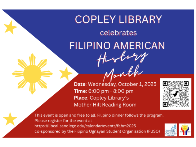 Filipino flag overlaid with event information