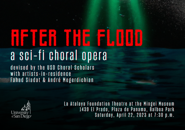 USD Choral Scholars perform on stage