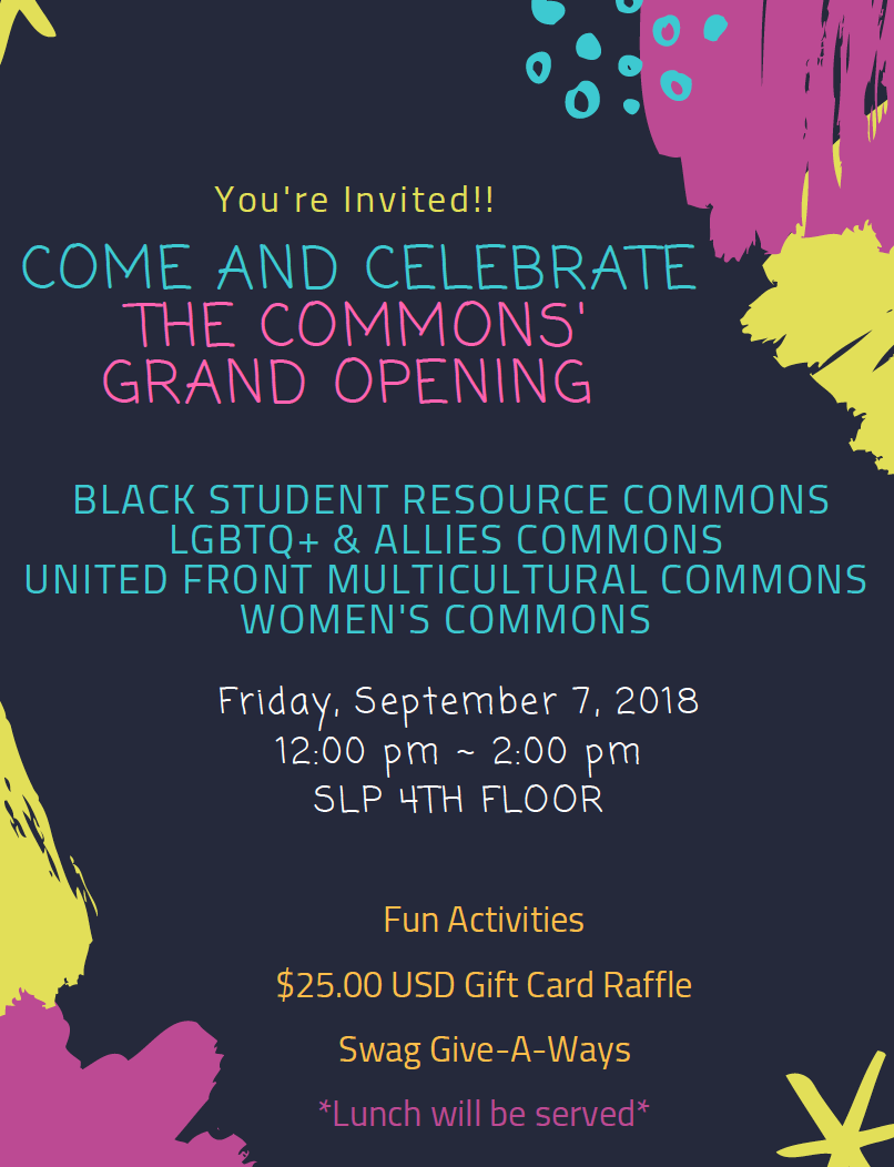 The Commons flyer