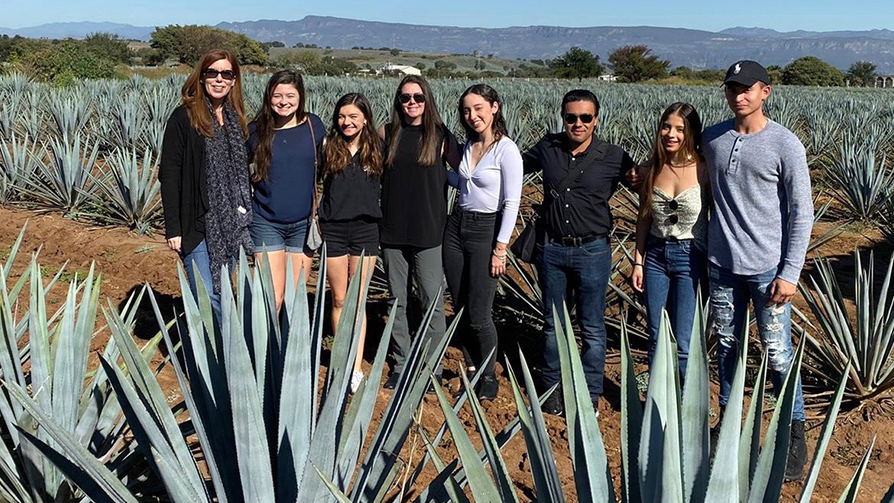 USD School of Business SIBC student team in Tequila, Mexico