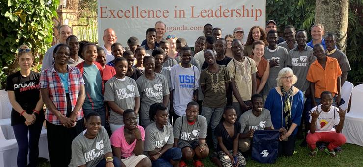 USD group visits AidChild in Uganda