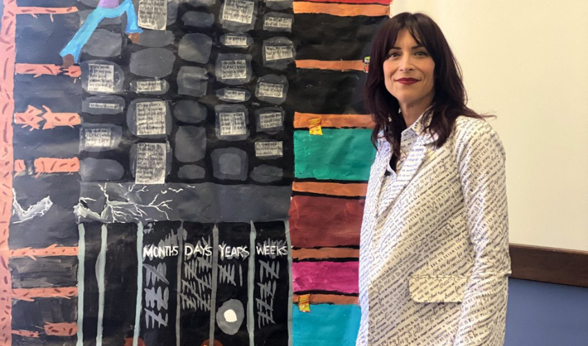 Zulema Reynoso was the first PhD in Education for Social Justice at the School of Leadership and Education Sciences (SOLES) to defend her dissertation, Resilient Resistance and (Re)Imagining Through YPARt.