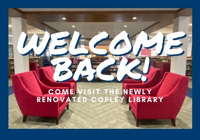 Copley Library Now Open