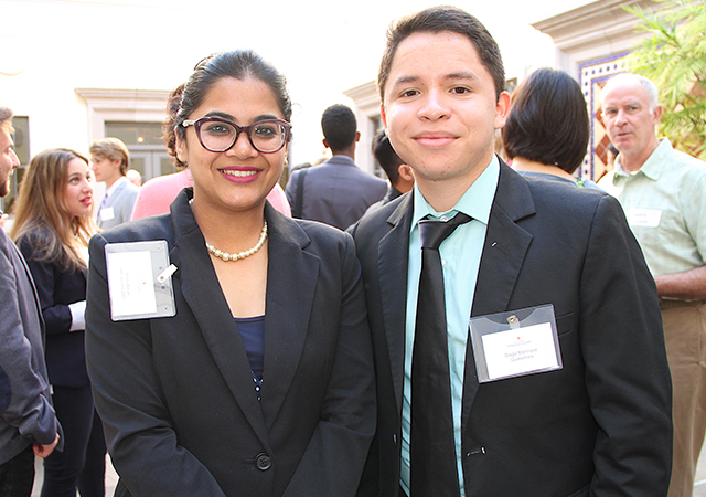 Mridu Borah (2007 HSI) and Diego Manrique (2017 HSI)