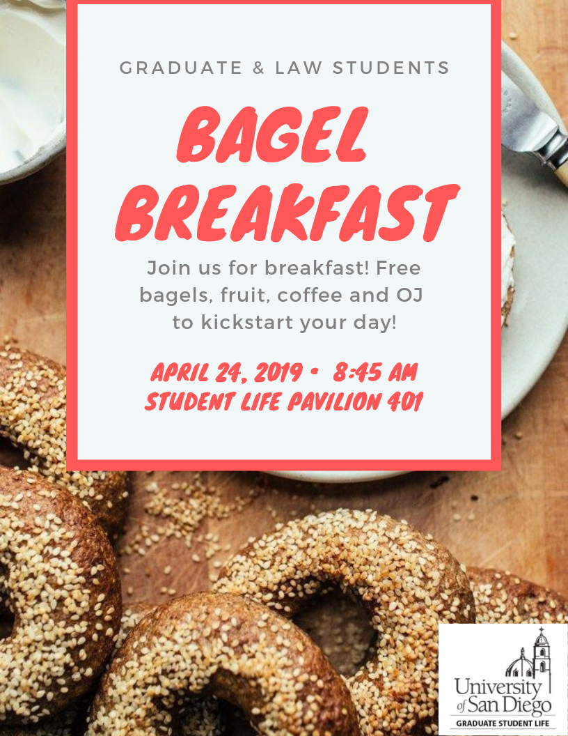 Flyer for Bagel Breakfast