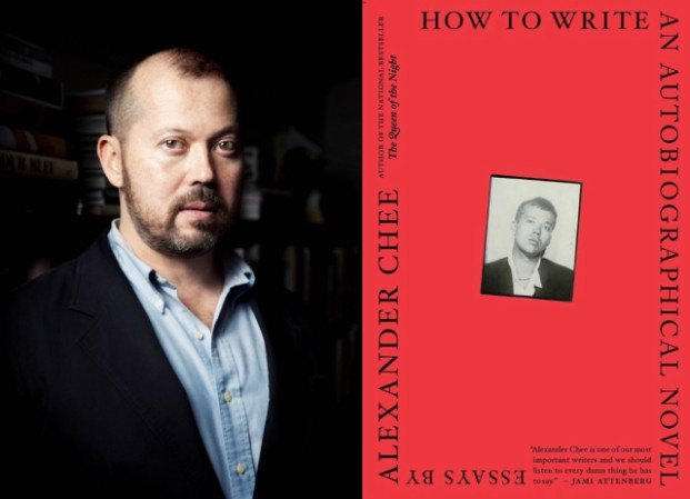 Alexander Chee headshot and book cover of How to Write an Autobiographical Novel
