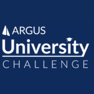 Photo is the logo of the ARGUS University Challenge