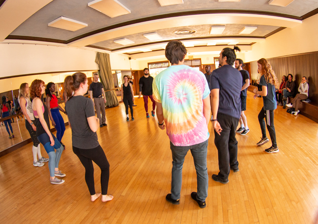 Clowning Workshop for USD theatre students and the community