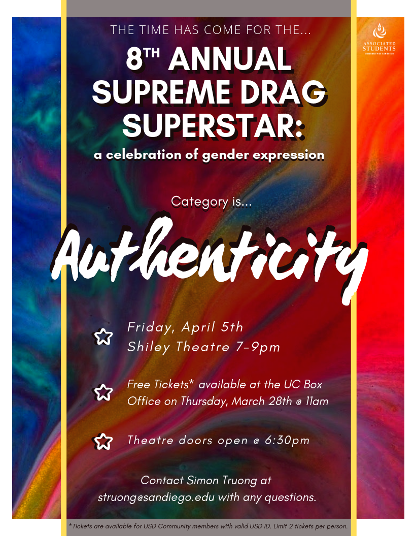 See flyer for information about the event.