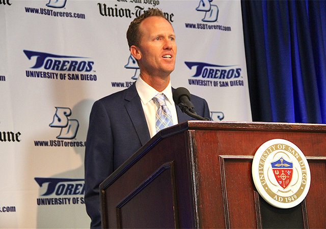Chris Riley, new USD golf coach