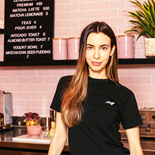 USD alumna and Founder/CEO of San Diego's Japanese tea cafe, Holy Matcha