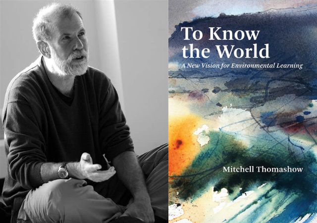 To the left is a picture of Tomashow in grayscale, to the right is an image of the book cover. 
